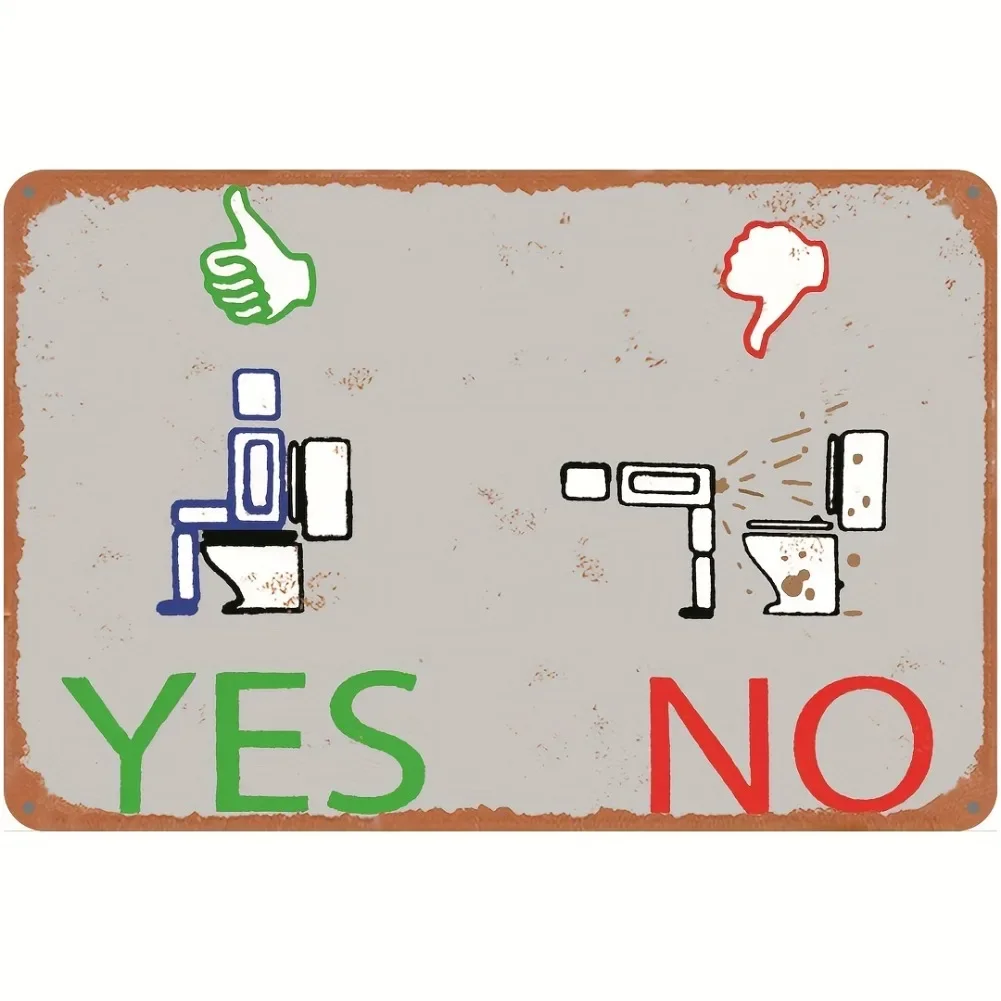 1Pc 12"X8" Funny Re… - image