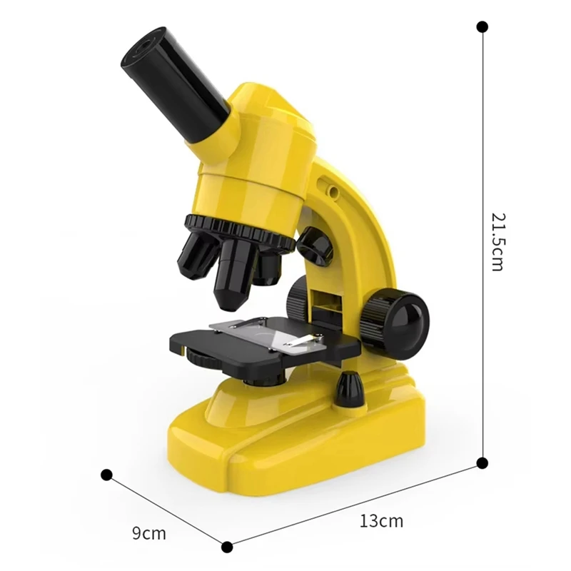 Microscoopkit Laboratorium Biologisch krachtig microscoopspeelgoed voor kinderen Thuisschool Wetenschapsexperiment Geschenken