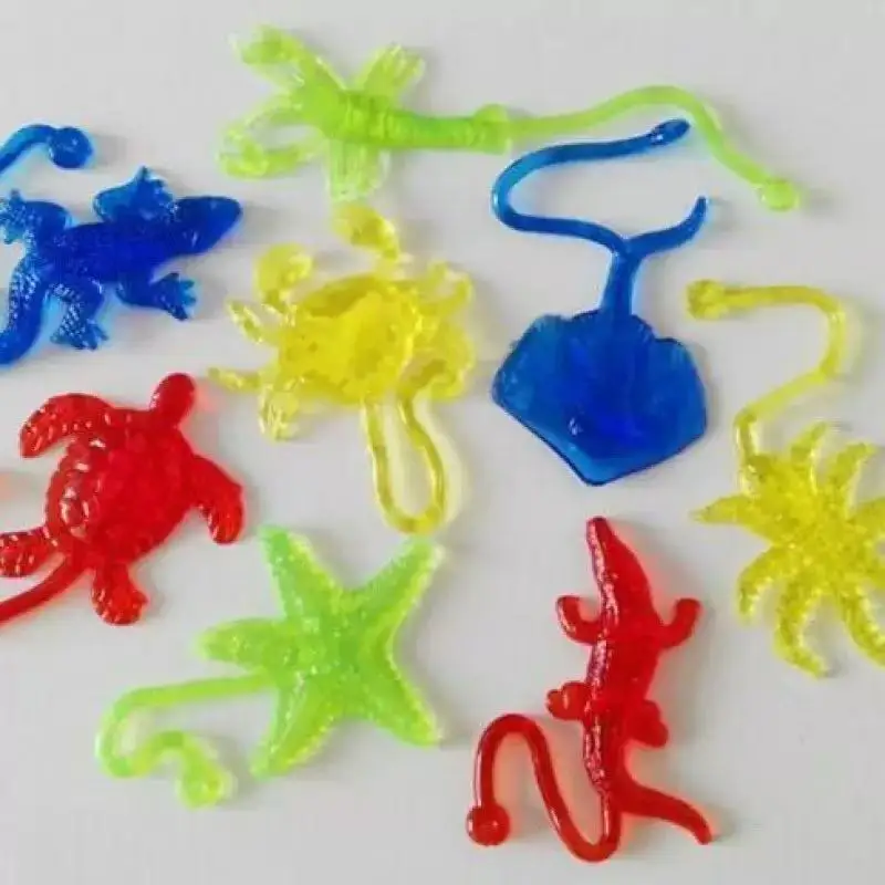 

Marine Animals Elastic Stretch Sticky Hand Toy Lobster Crab Starfish Tricky Toy Sticky Palm Climbing Wall Toy Kid Party Favors