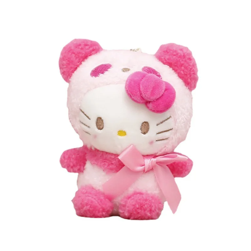 Porte-clés en peluche Sanurgente pour filles, porte-clés Anime, Kuromi Butter, Hello Kitty, Cinnamoroll KeyEquiBag, pendentif jouet, cadeau Kawaii