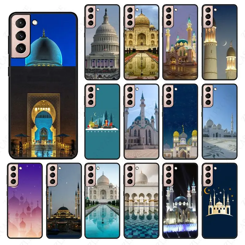 Arabic Muslim mosque building Phone Cover For samsung galaxy S24 ULTRA S23PLUS S21 S20fe S20ULTRA S21Fe S22PLUS S23ULTRA case