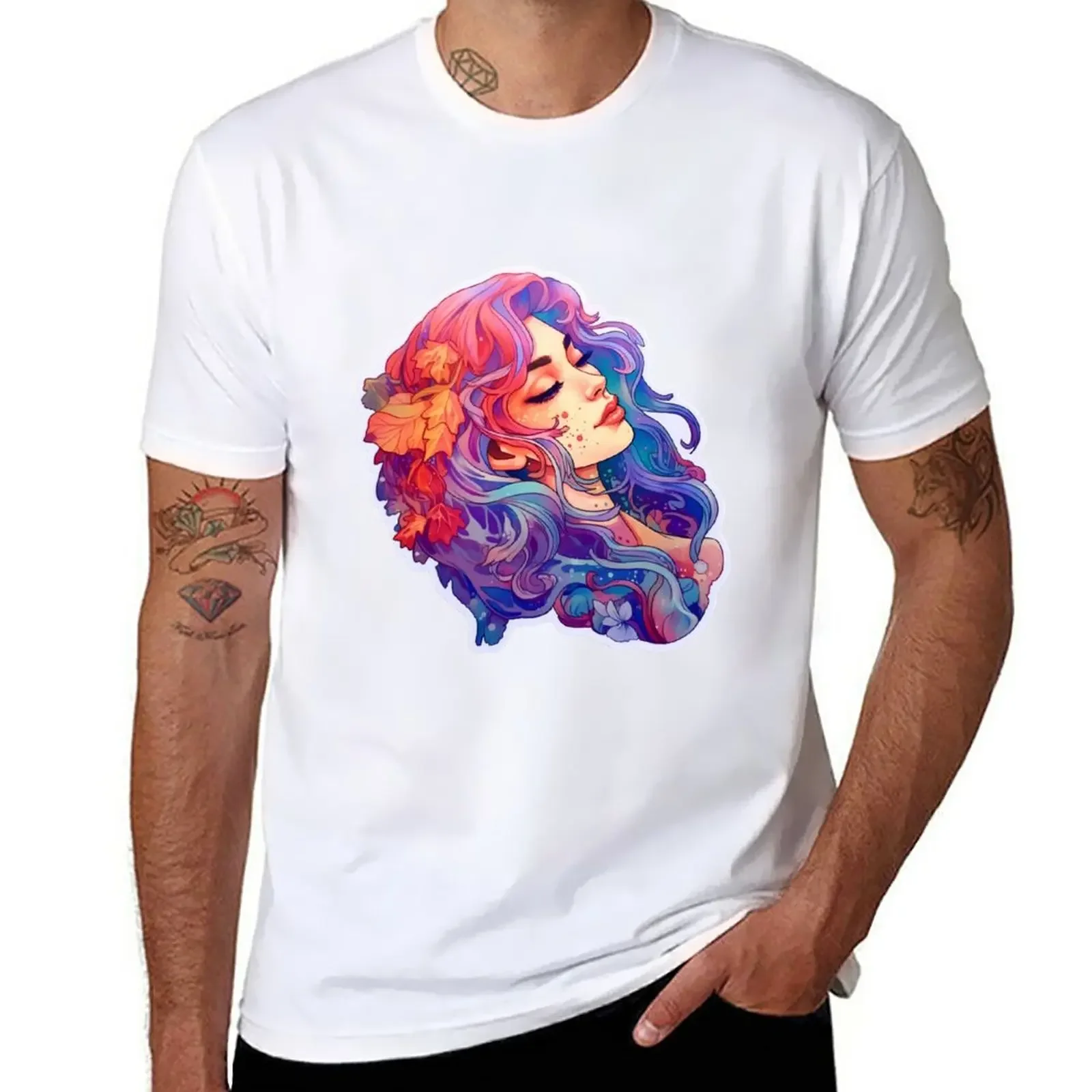 New A Glimpse into Random Beauty 8 T-Shirt Short sleeve tees Anime t-shirt Aesthetic clothing mens t shirts