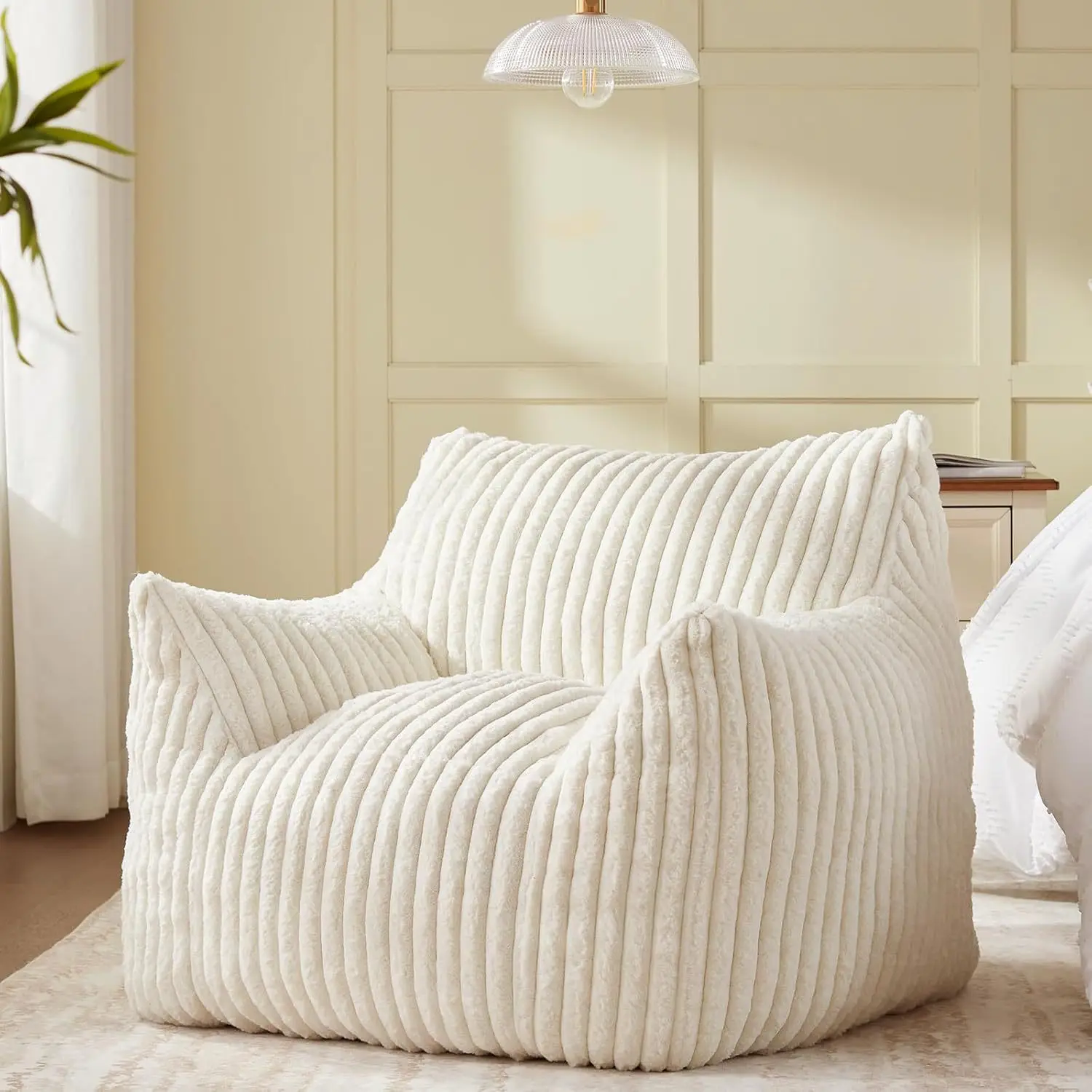%Cross-border Modern Minimalist Fabric Vacuum Compression Sofa Single-seat Lazy Sofa High-density Sponge Filling Small Apartment