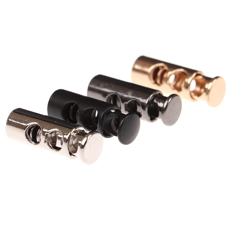 10Pcs Metal Stoppers Toggle Cord Locks Drawstring lock DIY Apparel Accessories