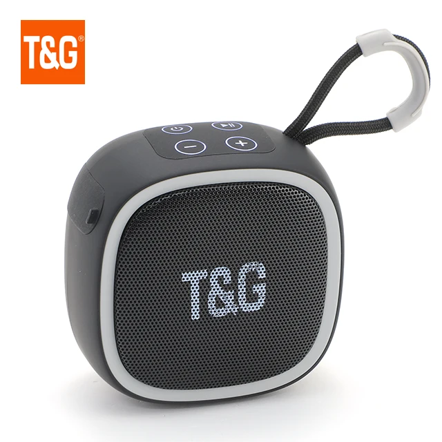 T&G Bluetooth Lautsprecher TG659 Mini Tragbare Drahtlose Leistungsstarke Lautsprecher TWS BT 5,3 Sound Box HIFI Lautsprecher Unterstützt TF Karte Radio 4