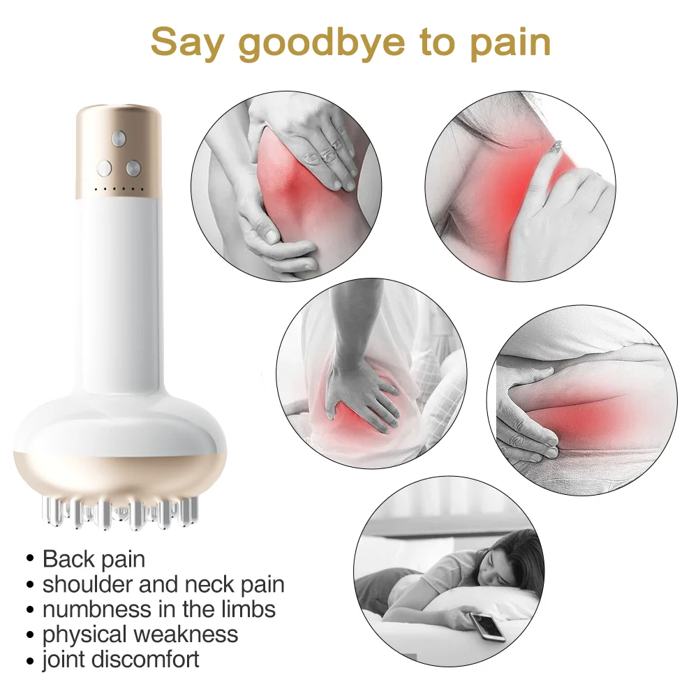 

Electric Meridian Brush Gua Sha Body Massager Microcurrent Hot Compress Scraping Lymphatic Drainage Machine Fat Burner