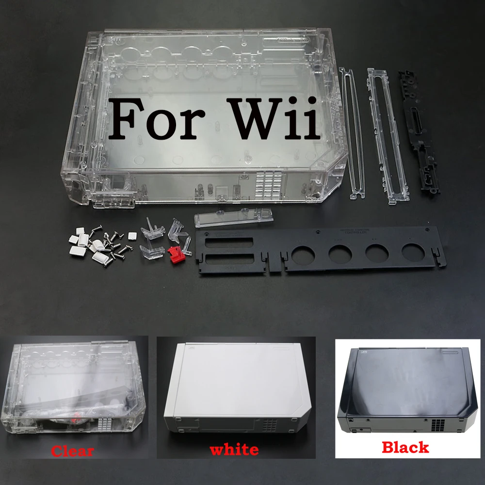 

Сменный чехол с полным корпусом и кнопками для ремонта игровой консоли Wii