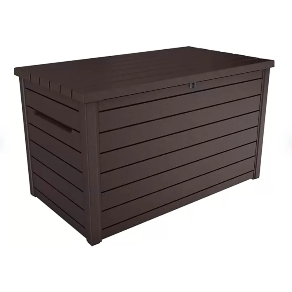 

Extra Large 230 Gallon Capacity Plastic Deck Storage Box for Outdoor and Garden Use, 870 Liters
