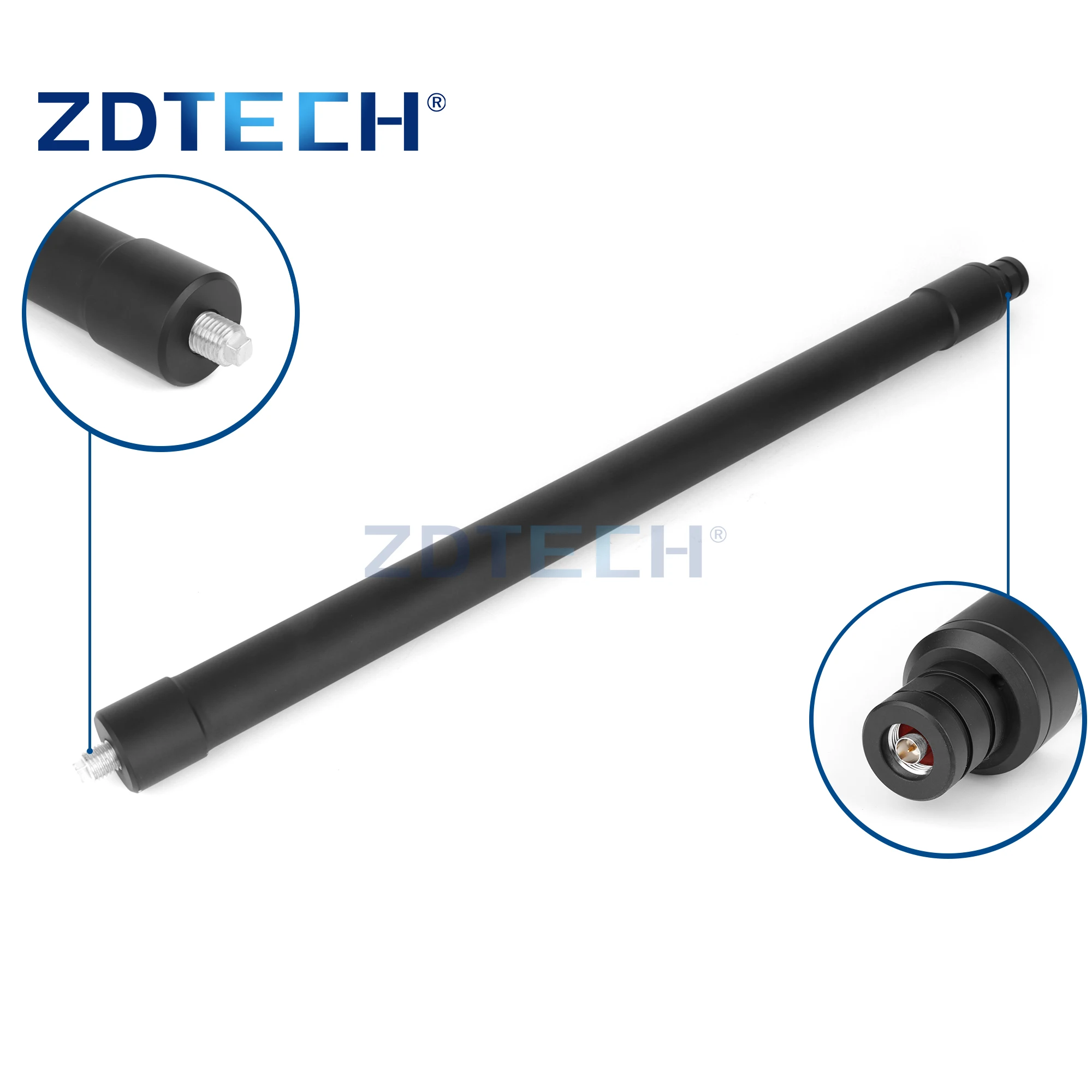 20-100 MHz VHF UHF Outdoor waterdichte glasvezelantenne Anti-drones-antenne