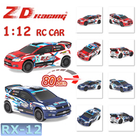 ZD RACING RX12 1/12 RC Remote Control Rally Car RX-12 80KM/H High-Speed Brushless Power Four-Wheel Drive Off-Road Racing Vehicle