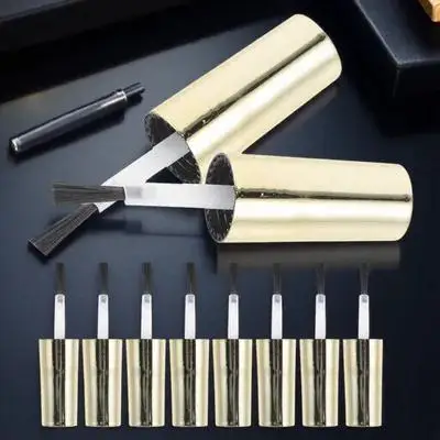 

10Pcs Nail Polish Bottle Cap Replacement Brush Durable Material Portable Easy Carry Good for Nail Shops Salons Beauty