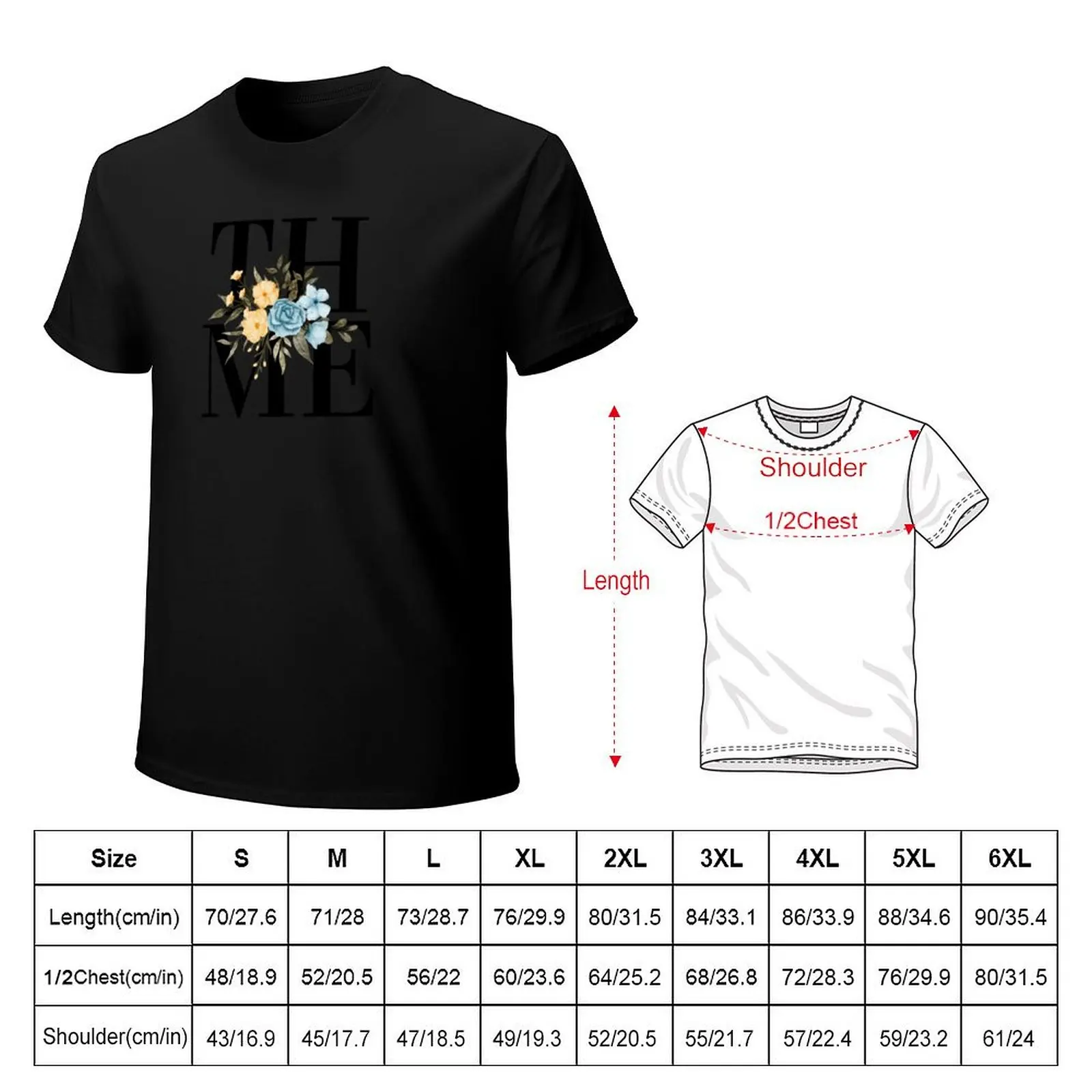 Tenants Harbor Flowers T-Shirt Utility Work Short Sleeve Top