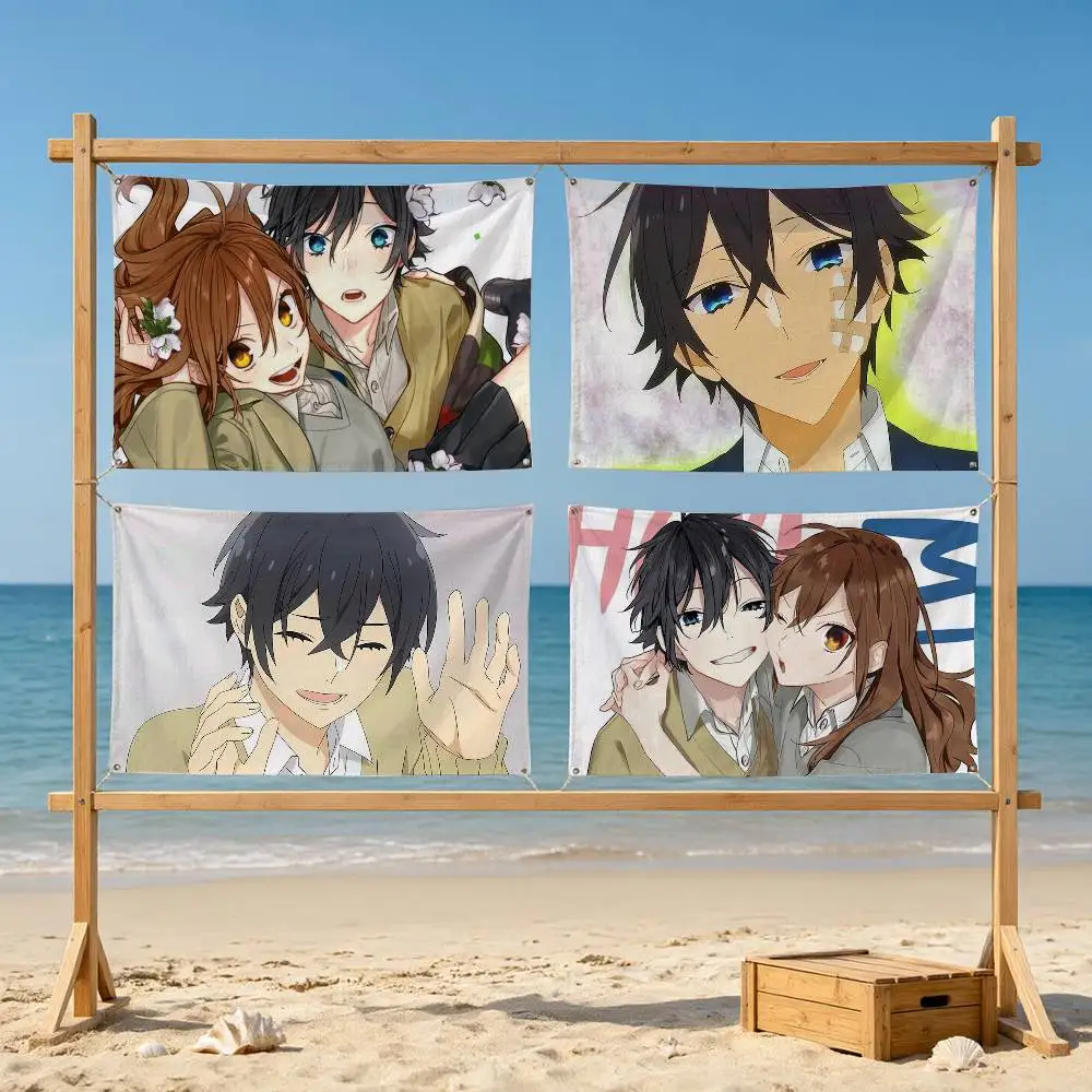 Popular Izumi Miyamura  Flags Wall Hanging Tapestry Outdoor Garage Room Decorative flag Background Blanket