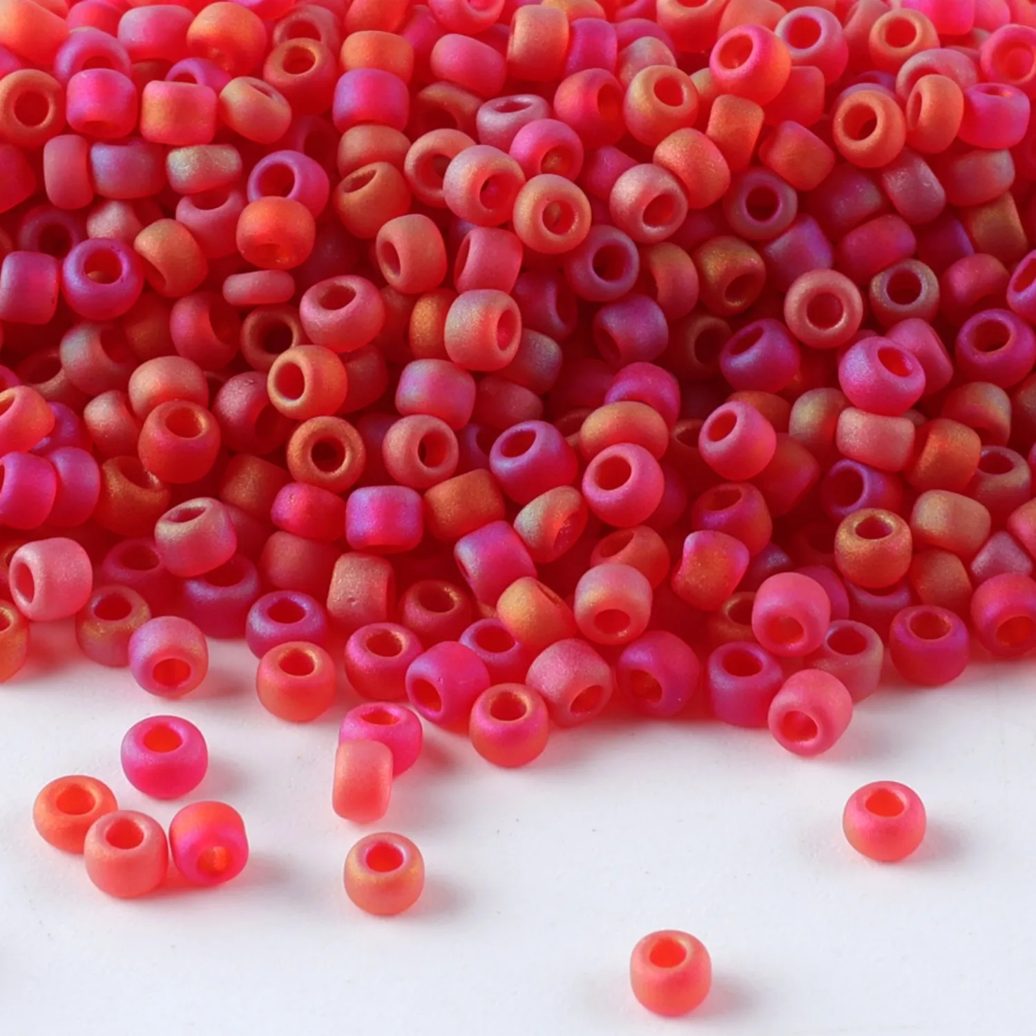 Hochwertige CJ 11/0 Mattierte Rocailles-Perlen für Schmuckherstellung, 10g/Röhrchen, Geeignet für Alle Arten von DIY-Bastelarbeiten – Detail 8