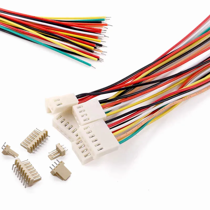 Molex 2.5mm 2510 2/3/4/5/6/7/8/10P KF2510 Connector Single Head 1007#22AWG 24/26AWG with Pin Head Socket【Support Customized】
