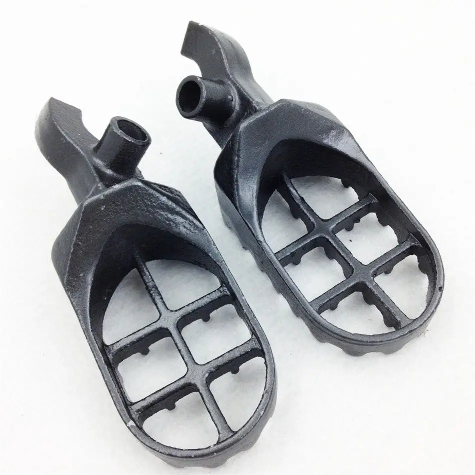 Motocross MX Dirt Bike Racing Foot Pegs footpeg For Honda 2000 2001 CR250R CR125R Motorcycle parts Black