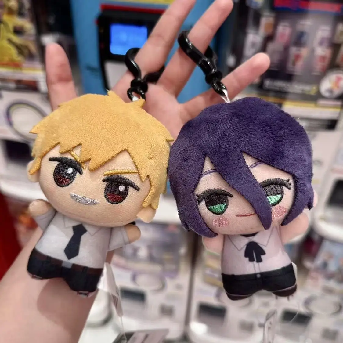 رأى Denji Angel Reze Hayakawa Aki Plushie تأثيري أنيمي الكرتون لطيف شعاع الشكل المعبود قلادة المفاتيح التميمة هدايا عيد الميلاد