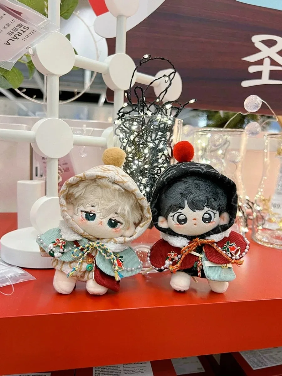 جمبسوت بغطاء رأس أخضر مطبوع ، موضة صبي وسيم رائع ، ملابس دمية قطيفة ، بدلة عيد الميلاد للعام الجديد ، هدية ملابس غير رسمية ، 10: