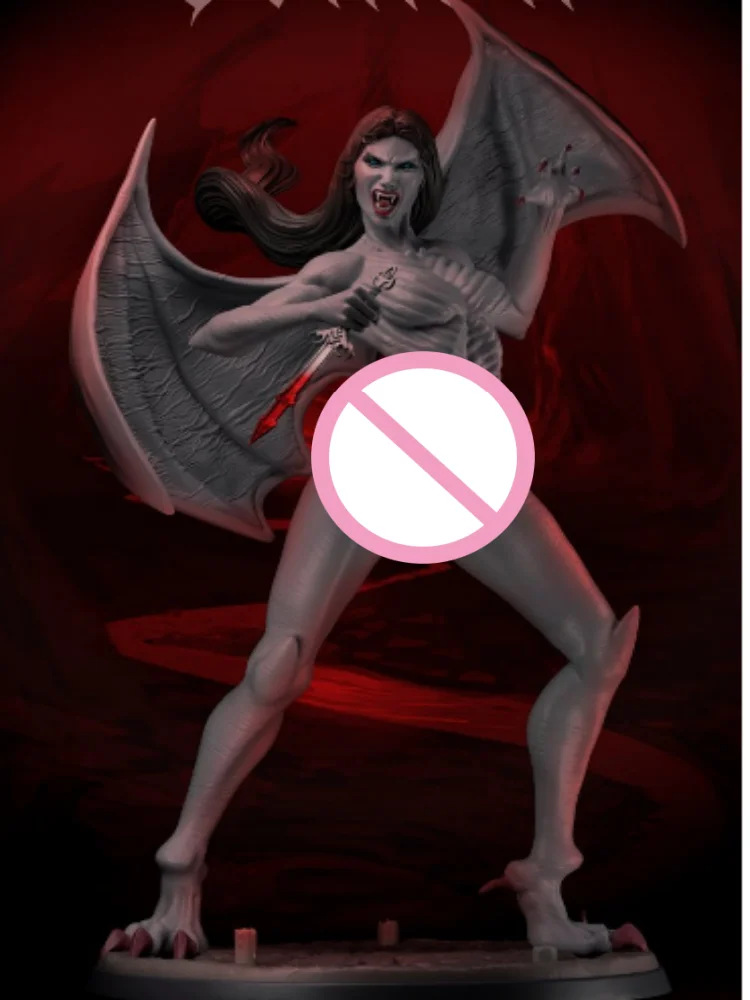 Figurka żywiczna w skali 1/24 Gore Fiend DIY zestaw do samodzielnego montażu Niezmontowana i niepomalowana rzeźba