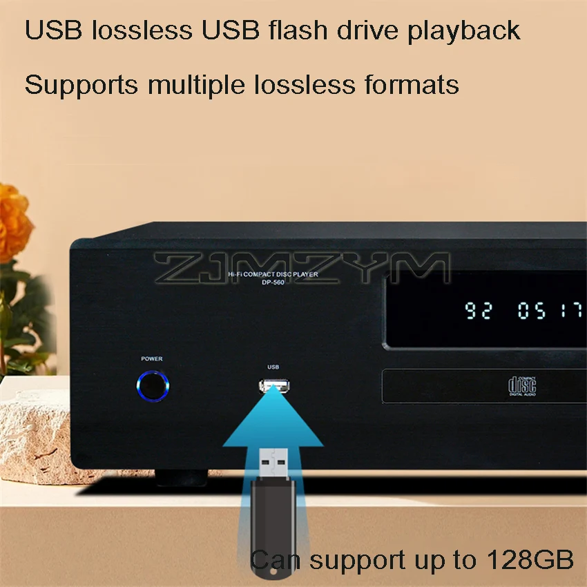 DP560 CD Player High Fidelity Disc Player Bluetooth Player HiFi Music Player 220V/110V
