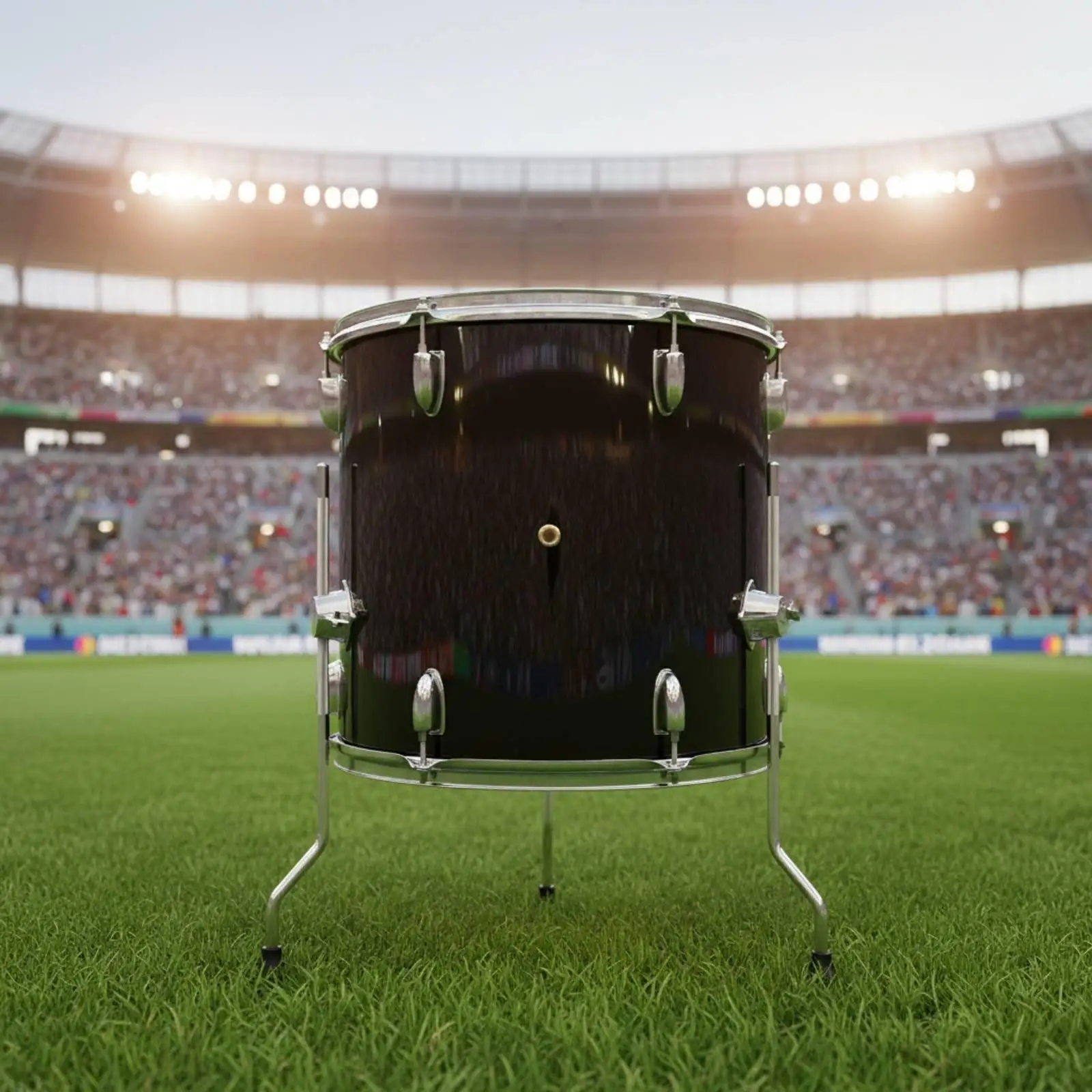 Cheering Drum 16 Inch Portable Marching Drum Set with Shoulder Strap for Team Spirit Sports Stadiums