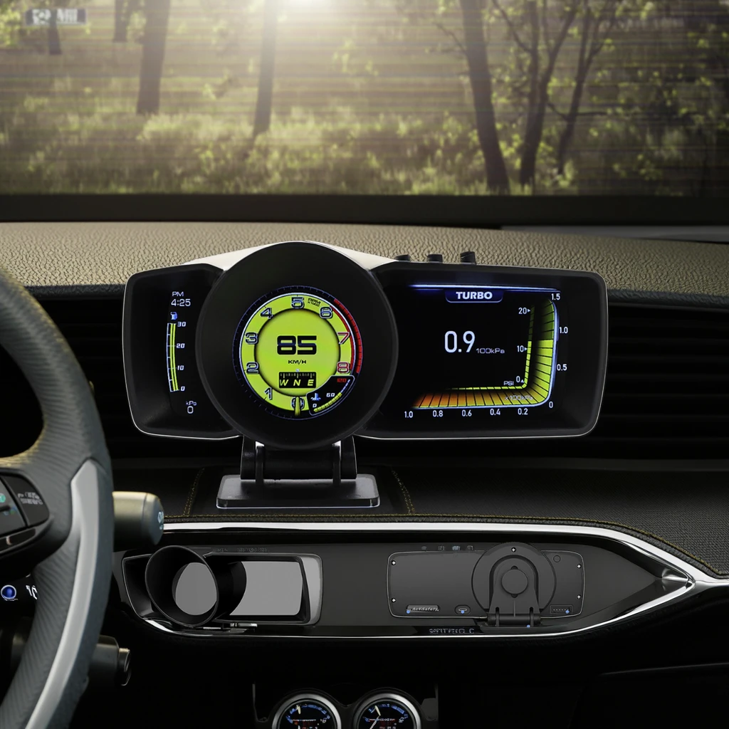 2023 OBD2 GPS Speed Display Smart Gauge with Head-Up Display (HUD) Multiple Interface for Car Electronics