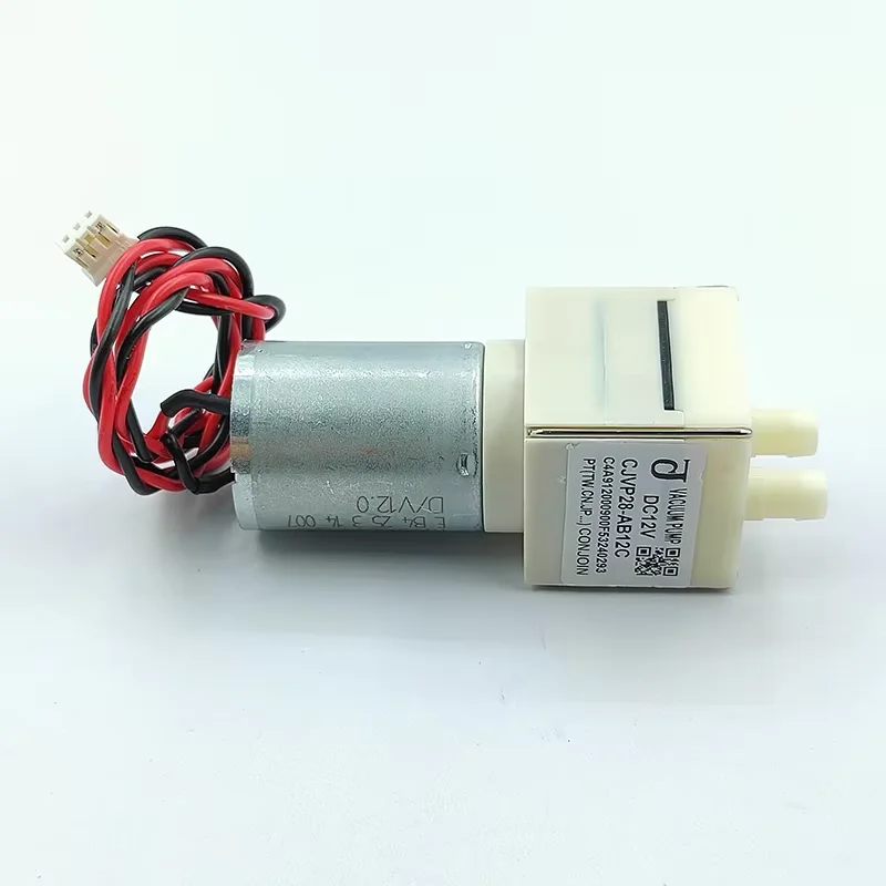 CONJOIN CJVP28-AB12C Mini Vacuum Pump 12V Micro 370 Motor Negative Pressure Suction for DIY Robot Sweeper Cleaner Air Pump