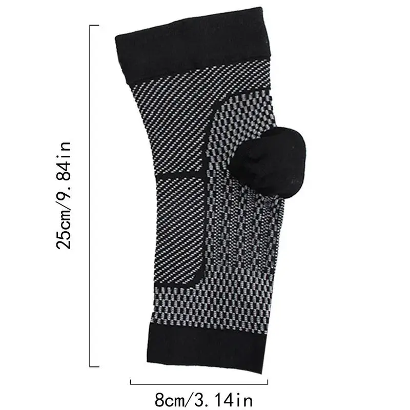 Sport Ankle Brace Soft Nylon Heel Protector Brace Soft Elastic Compression Socking For Ankle And Heel Protector Suitable For