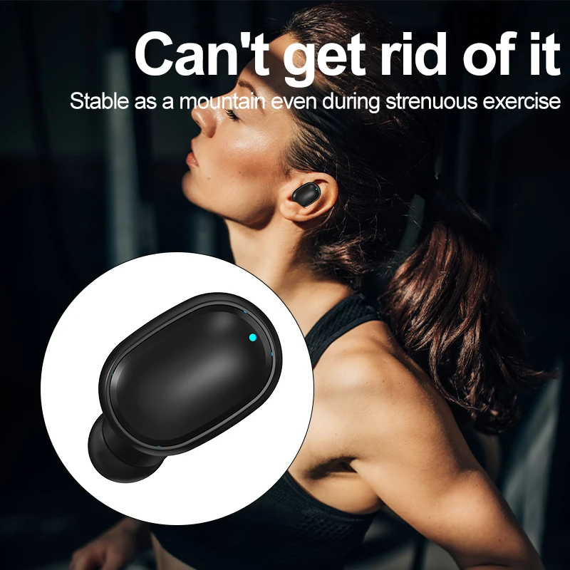 A6S TWS Wireless Earphone Bluetooth-compatible 5.3 Headset Soft ENC Power Digital Stereo Waterproof Earbud for Xiaomi Smartphone