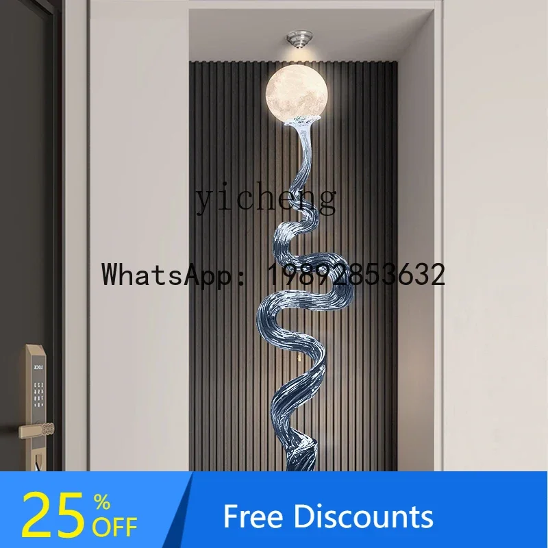 Art foyer decorations, home furnishings, simple sculptures, and landscape design at the entrance and exit of the home