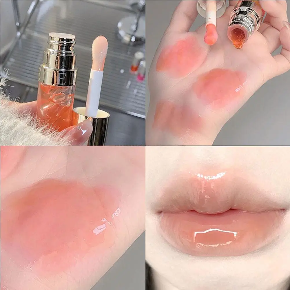 Lipolie Hydrateert Niet-Plakkerige Plumper Lip, Blijvende Transparante Anti-Stick Hydraterende Vloeibare Glazuur Lip Cosmetica Lippenstift Cup Q5f2