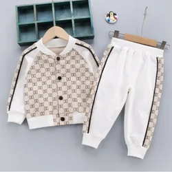 Baby Boys Clothes Sets Spring Autumn Toddler Fashion Cotton Coats Pants 2pcs Tracksuits For Bebe Infants Sports Suits Outfits 2Y