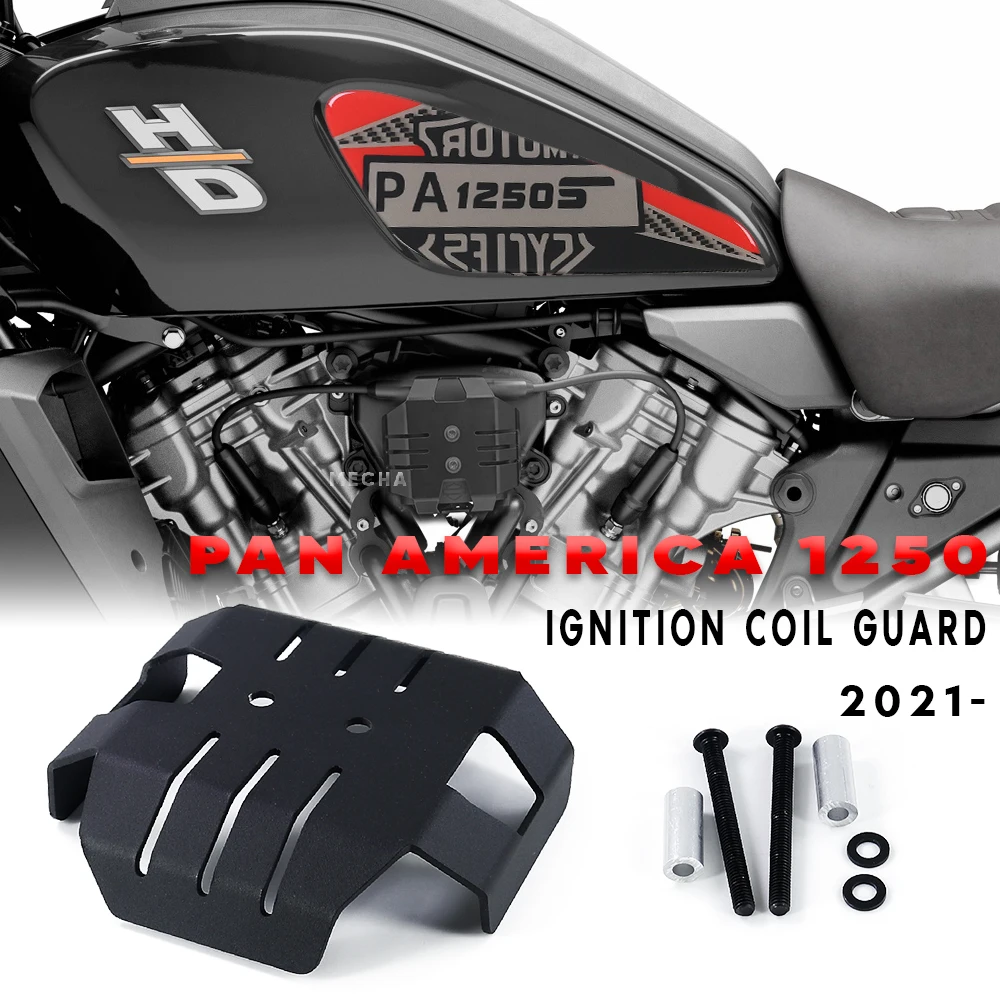 

For RA1250 PA1250 Pan America 1250 S Special 2021 2022 Engine Guards Ignition Coil Guard Protective Cover protection 3D stickers