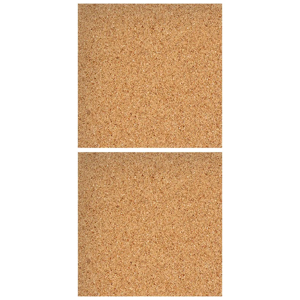 2Pcs Cork Message Board High-Grade Wood Multi-Function Wall Bulletin Board for Photo Display and Home Office Decoration