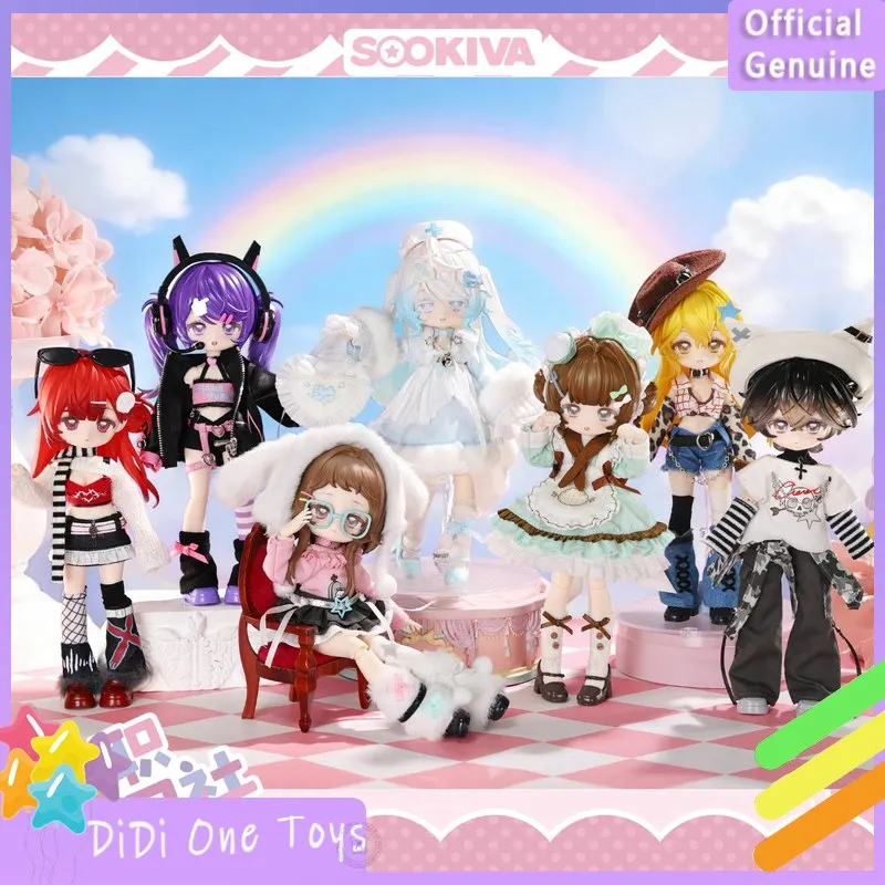 

Оригинальная коллекционная кукла Sookiva 1/12 BJD Blind Box из серии Cute Career: модный трендовый подарок, украшение для рабочего стола