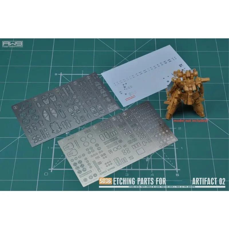 

MADWORKS S036/S041 травировочные детали, таблички с именем из нержавеющей стали, колода для артефакта 02, инструменты для моделирования, аксессуары для хобби, сделай сам