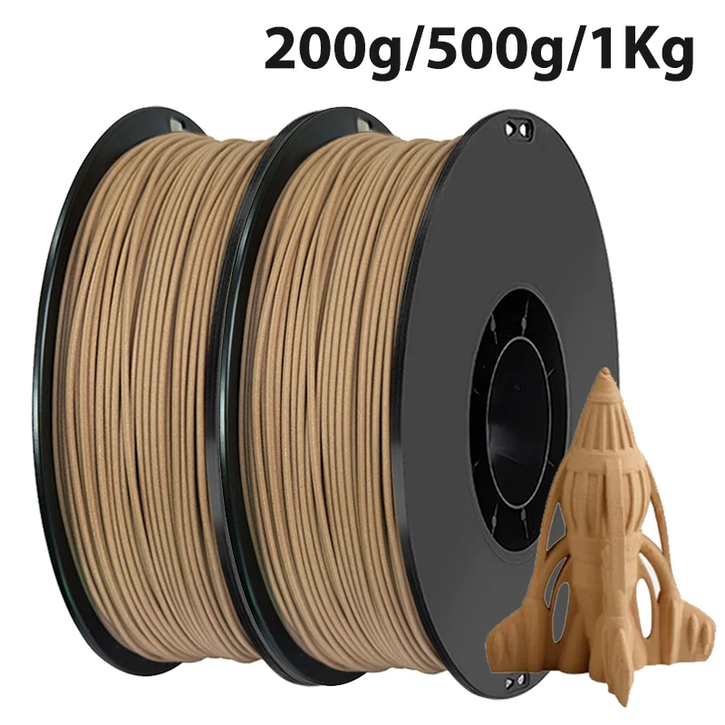 

200g 500g 1Kg 3D Printer PLA Dark Wood Filament 1.75mm dark wood 3D Printing Materials Pla drrk wood