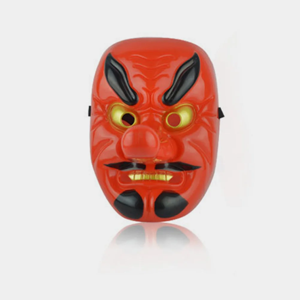 Make up Japanese Drama Mask Man Halloween Costumes Tengu Ninja Masks Plastic Performance Used Party Favors