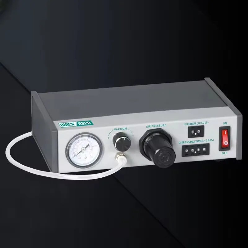 Dispensador de fluxo de solda tlf quick 982b, venda barata com controle manual/pedel, dispensador automático de alta precisão