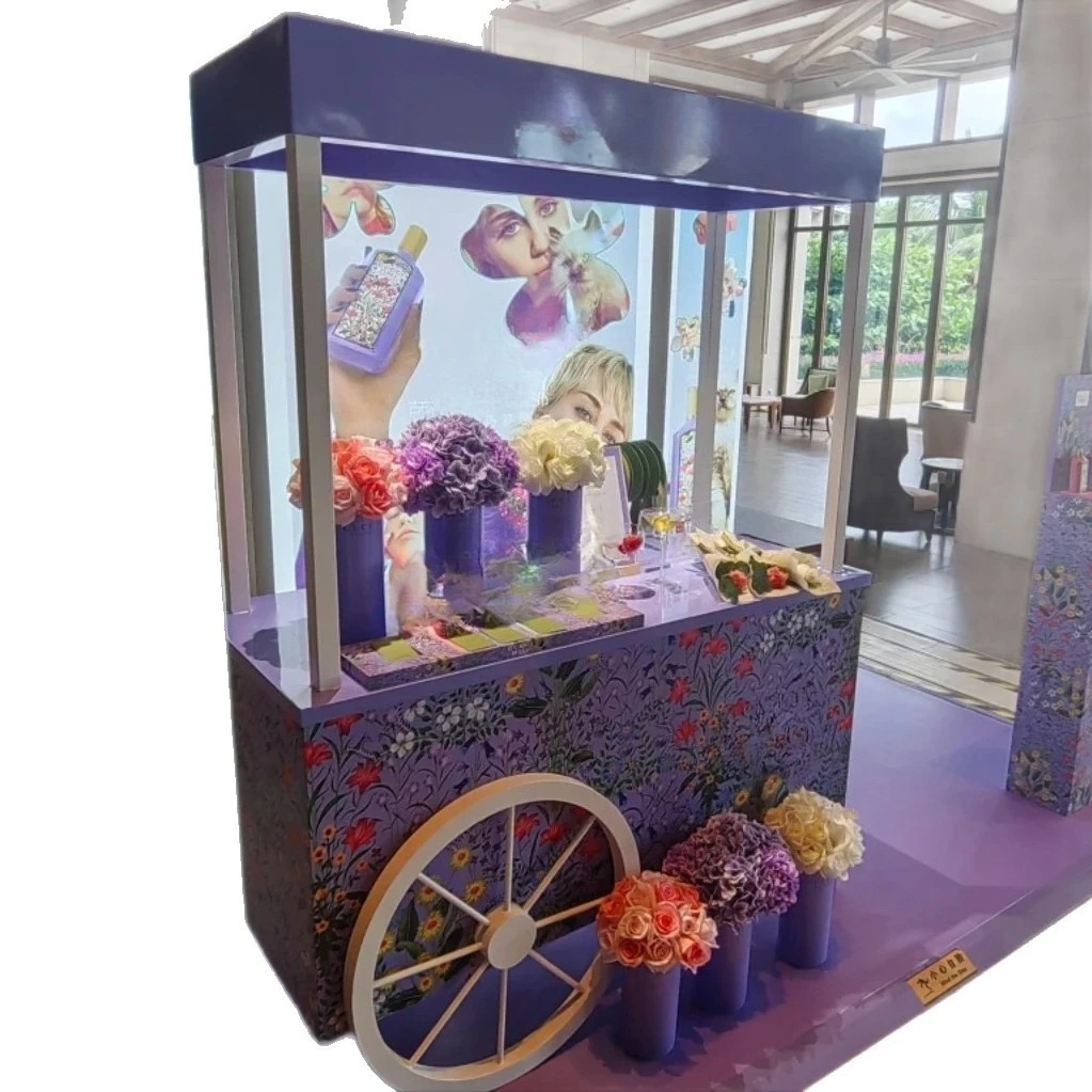

Customizable iron three-wheeled float activity, shopping mall display promotion, snacks and drinks, stall display, carpet car