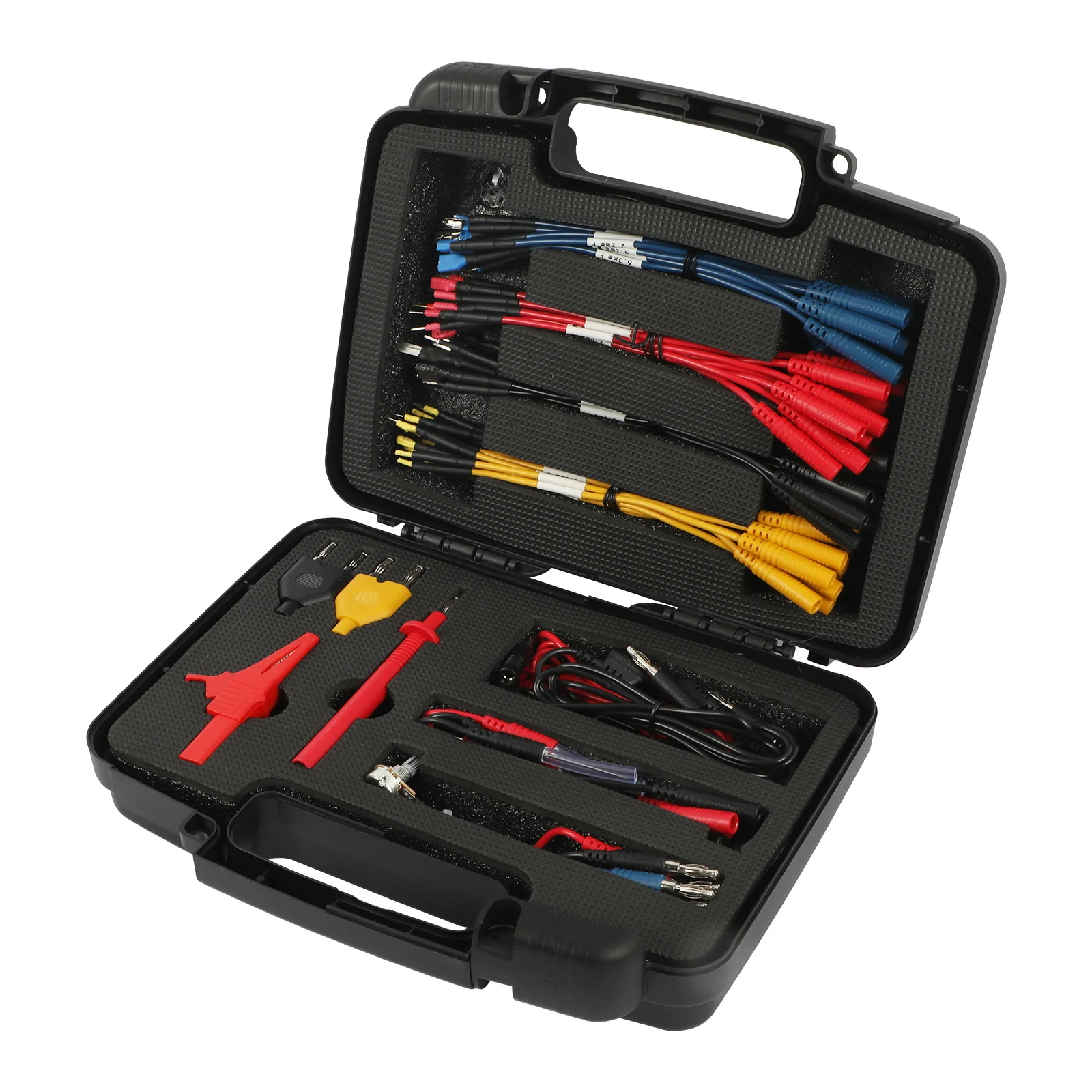 

68 шт. автомобильный комплект для тестирования проводов, штекер типа «банан» для тестирования кабеля с крючком, сменный тестовый щуп мультиметра