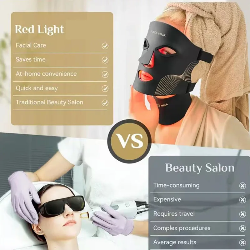 7-colour LED face and neck mask (listing 9072), view 5