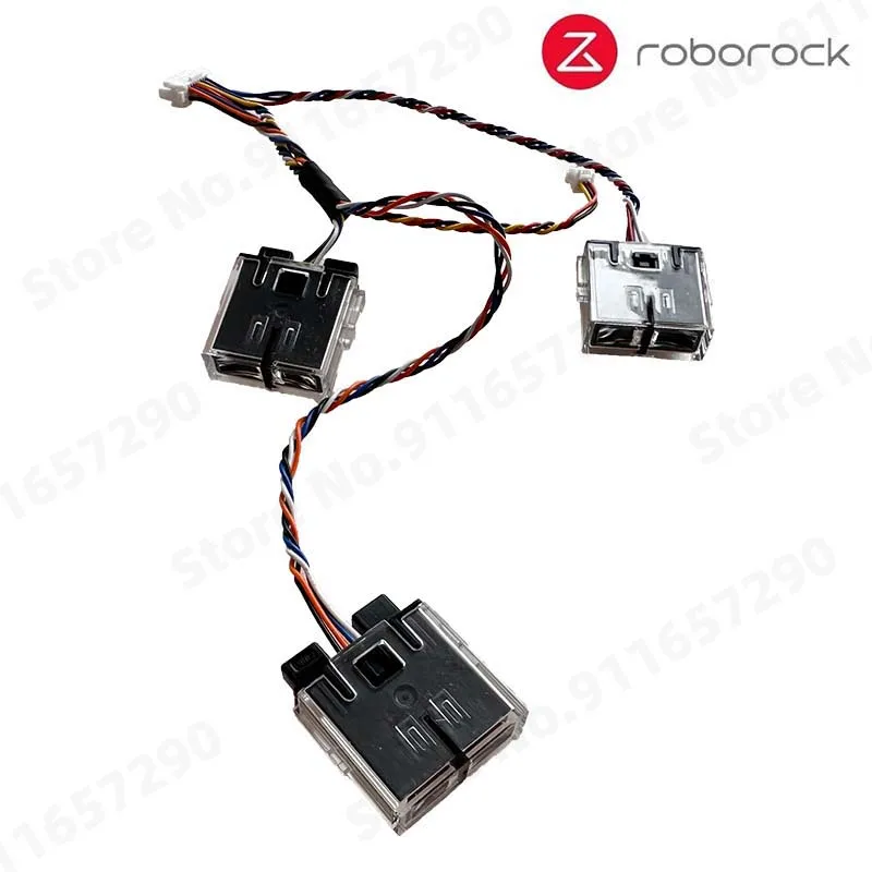 Piezas de montaje originales de arnés de acantilado izquierdo y derecho, accesorios de Sensor de acantilado para aspiradora Roborock S8 PLUS S8 + S8 Pro Ultra G20