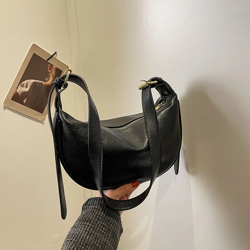 

2025 New Fashion Underarm Bag for Women, Vintage Style Genuine Leather Multi-way Shoulder Crossbody Purse, Tote Bags for Women