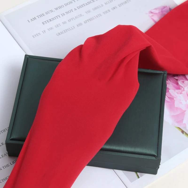 Vintage Rote Frauen Strumpfhosen Frühling Herbst Samt Nahtlose Elastische Lange Strümpfe Mode Gothic Dessous Mädchen Sexy Strumpfhosen – Detail 7