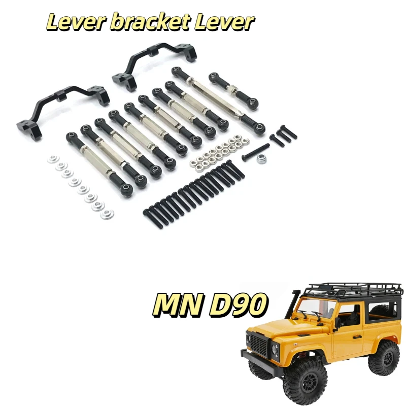 

MN Aluminum Upgrade Link Rods And Rod Mounts For 1/12 RC Crawler Car MN D90 D91 D96 MN98 MN99S RC Truck Upgrade Parts
