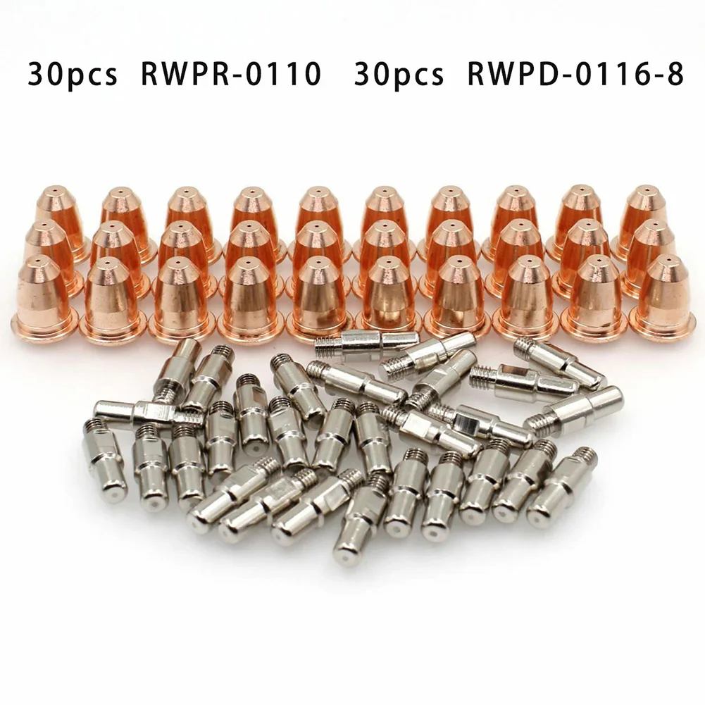 2026 for s45 for plasma Cutter for torch Nozzle Electrode Kit 60PCS Compatible With CUT40 45 For Metal Cutting Professionals