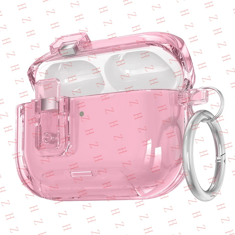 P+ Soft Clear Case For Apple AirPods Pro 3/Pro 2/4th Protect Cover With Secure Lock