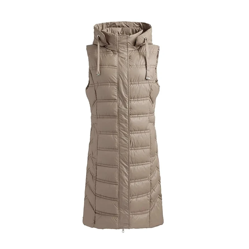 Gilet à Capuche en Coton pour Femme, Parka Longue et Chaude, Nouvelle Collection Automne Hiver 2024