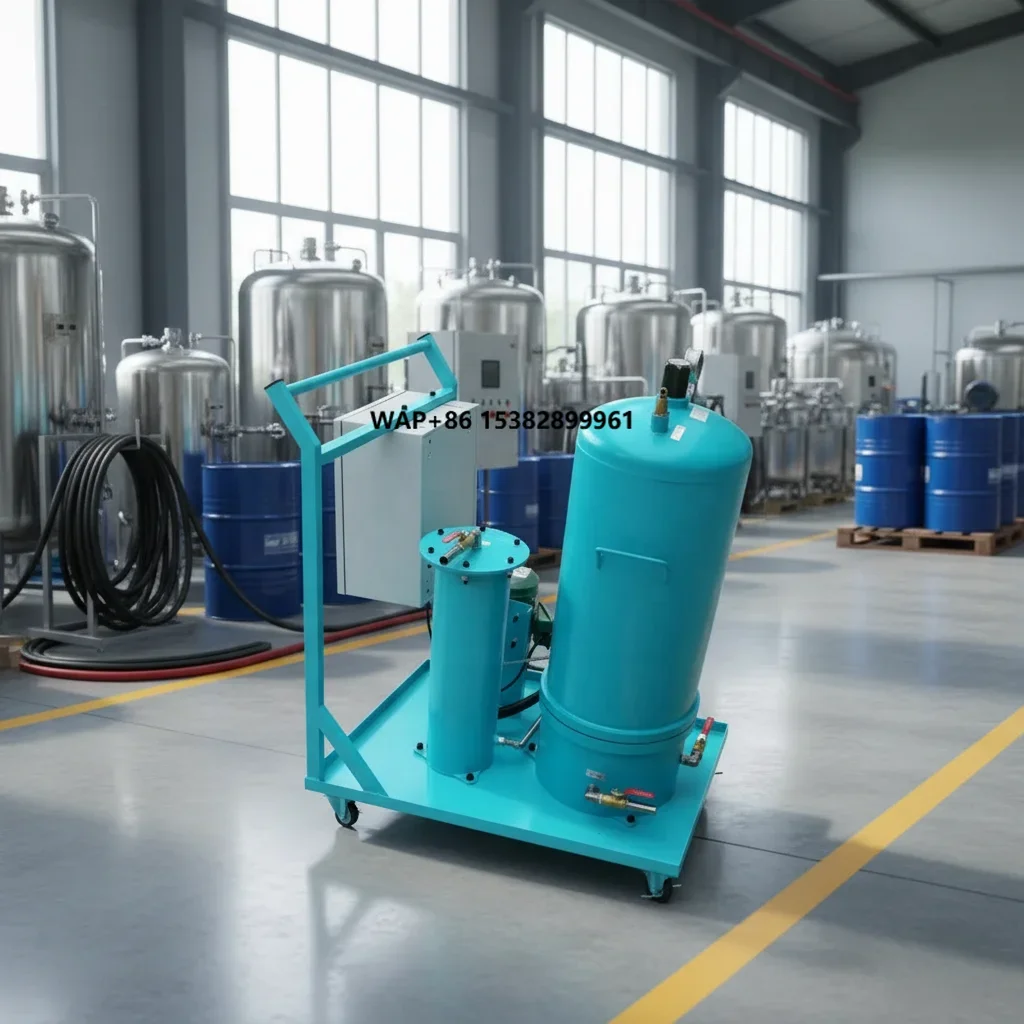 Hight Precision Waste Oil Filtering Cart Oil Purifier Machine Hydraulic Oil Filter